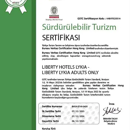 Liberty Lykia Adults Only 5* אולודניץ
